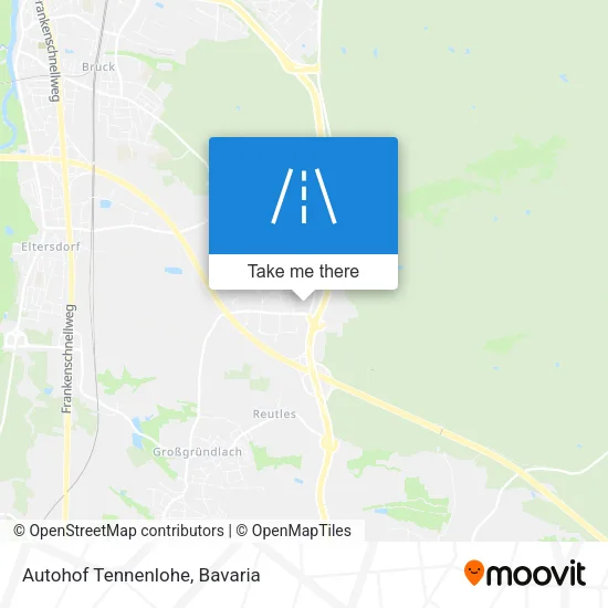 Карта Autohof Tennenlohe