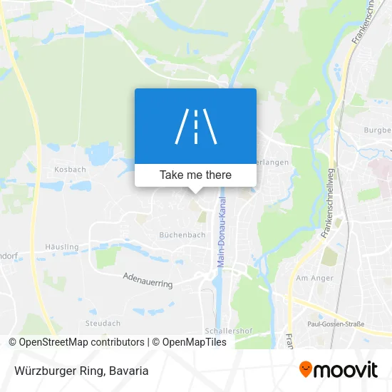 Карта Würzburger Ring