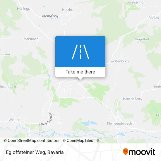 Карта Egloffsteiner Weg