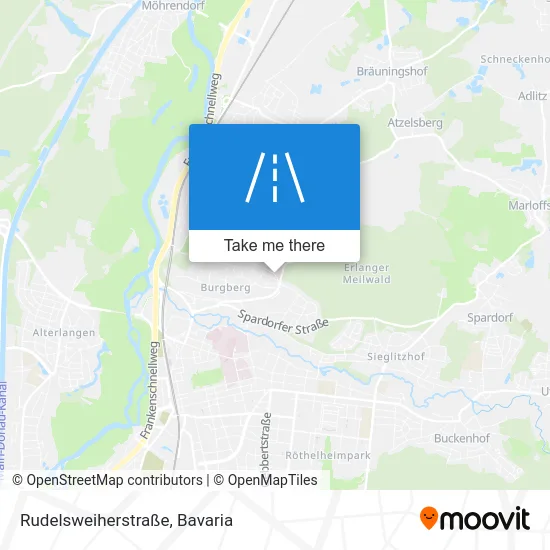 Rudelsweiherstraße map