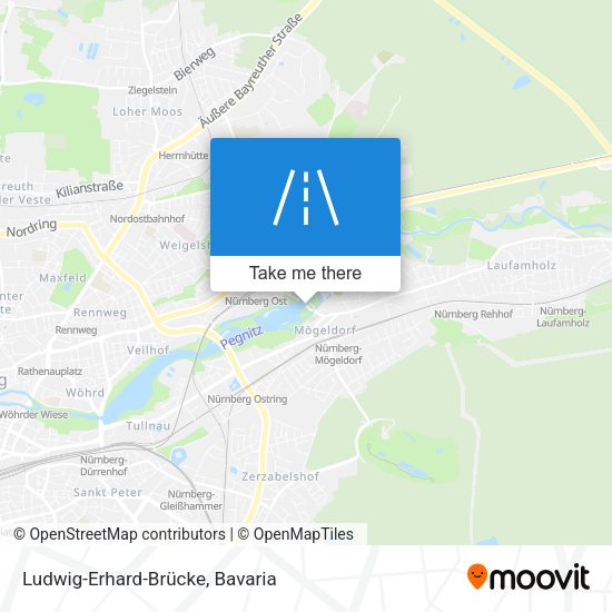 Ludwig-Erhard-Brücke map