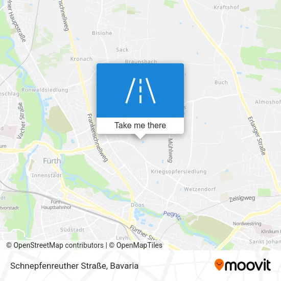 Карта Schnepfenreuther Straße