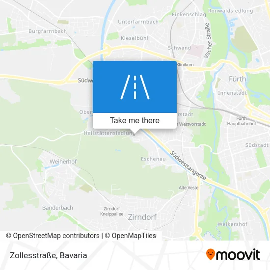 Карта Zollesstraße