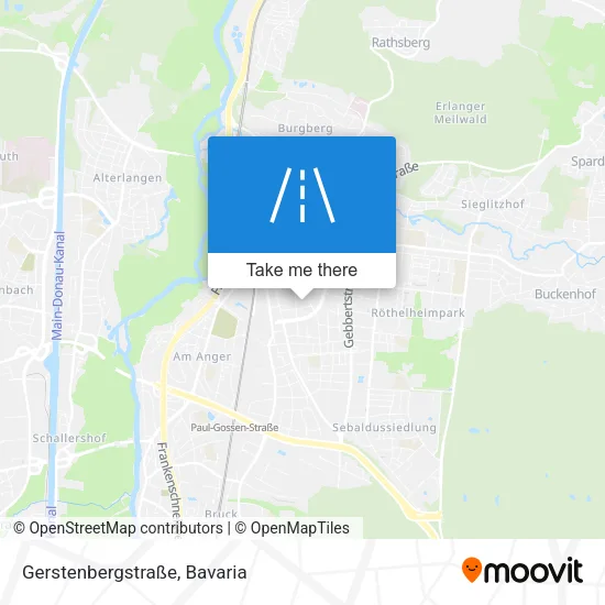 Gerstenbergstraße map