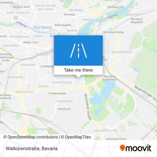 Walkürenstraße map