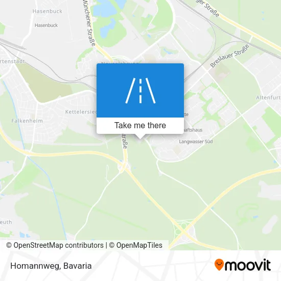 Карта Homannweg