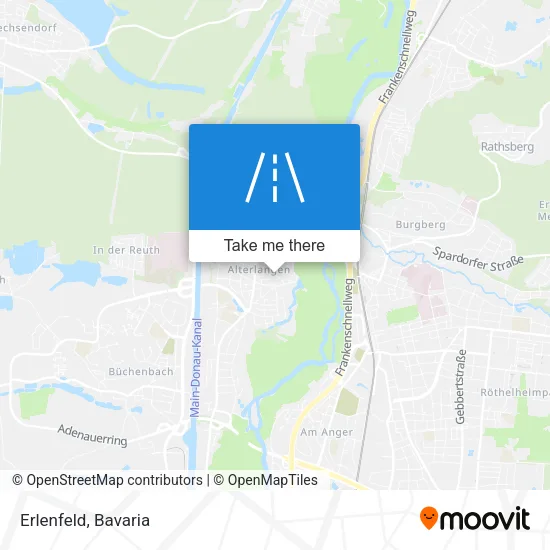 Карта Erlenfeld
