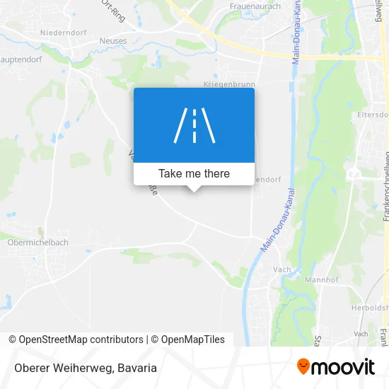 Карта Oberer Weiherweg