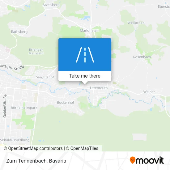 Zum Tennenbach map