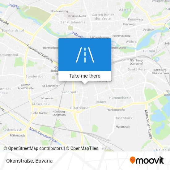 Okenstraße map