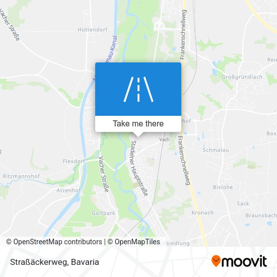 Straßäckerweg map