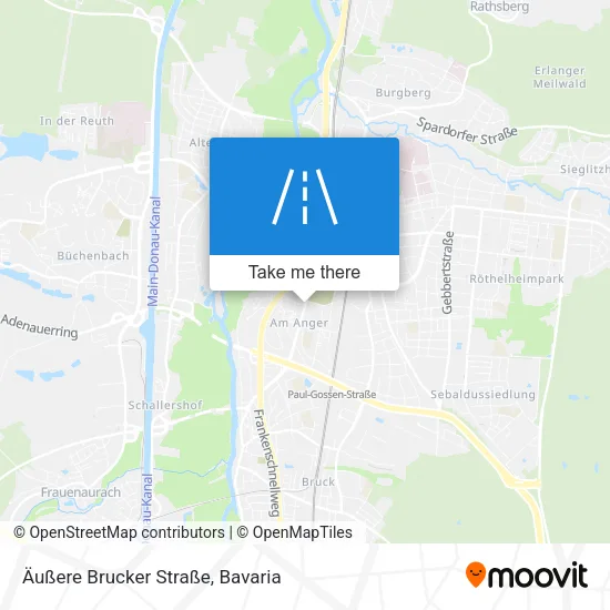 Карта Äußere Brucker Straße