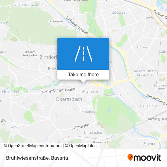 Brühlwiesenstraße map