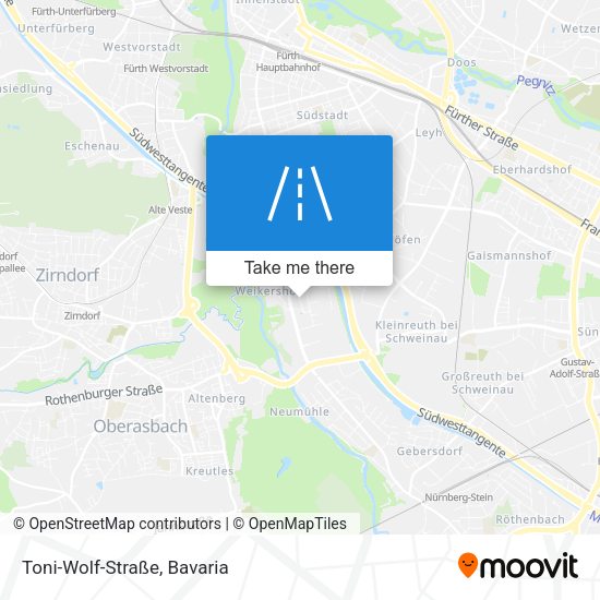 Toni-Wolf-Straße map