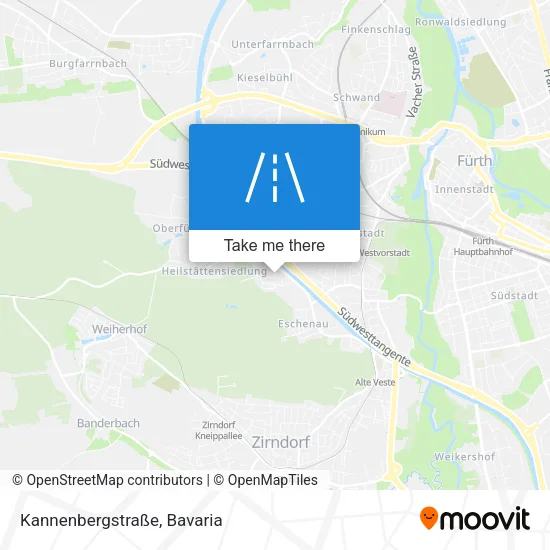 Карта Kannenbergstraße
