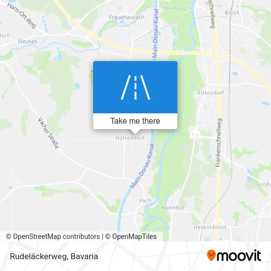 Карта Rudeläckerweg