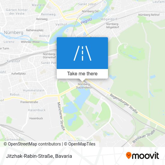 Jitzhak-Rabin-Straße map