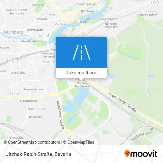 Jitzhak-Rabin-Straße map