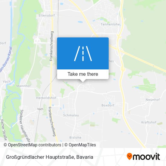 Großgründlacher Hauptstraße map