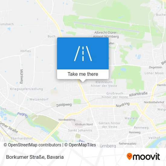 Карта Borkumer Straße