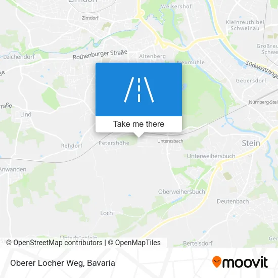 Карта Oberer Locher Weg