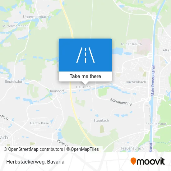 Herbstäckerweg map
