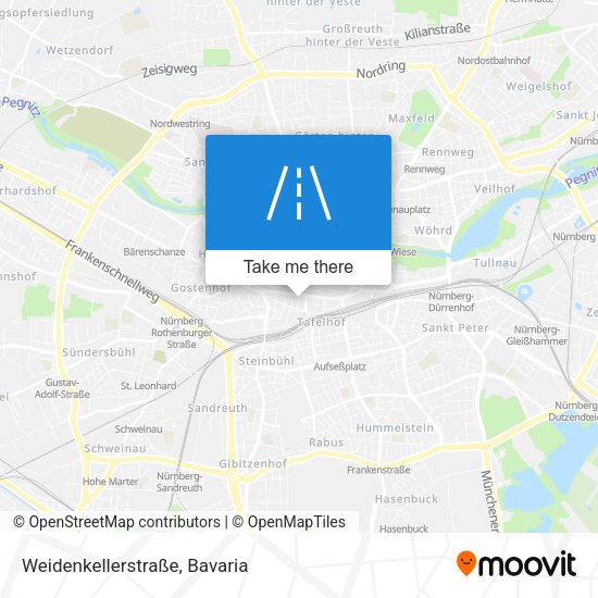Weidenkellerstraße map