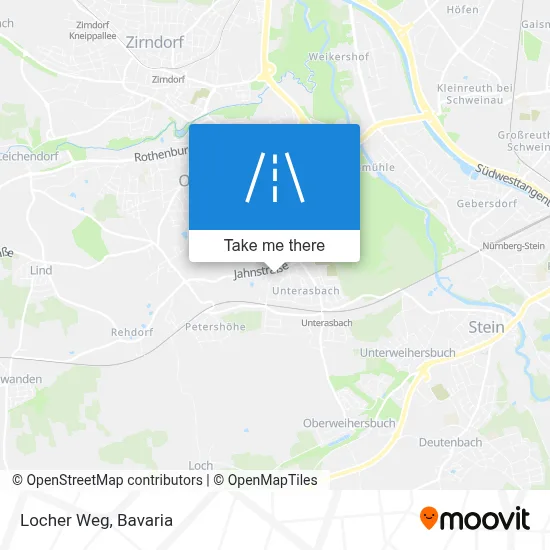 Locher Weg map