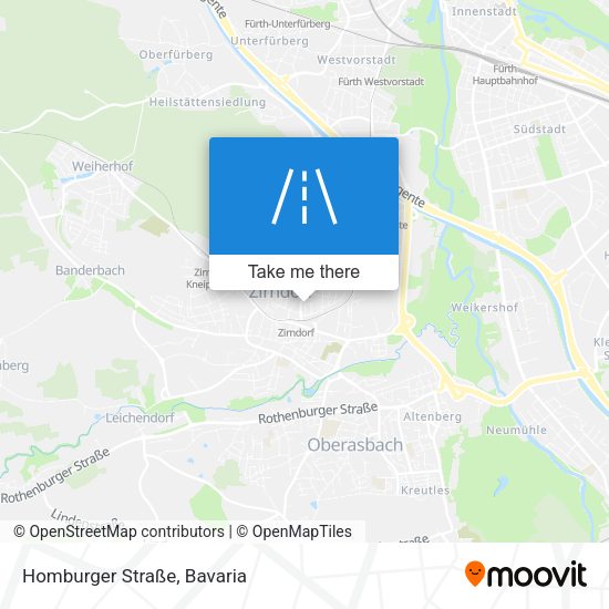 Homburger Straße map