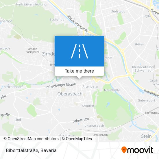 Biberttalstraße map