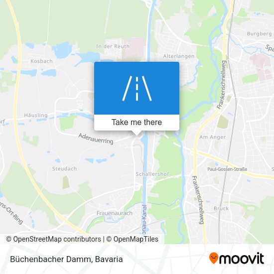 Büchenbacher Damm map