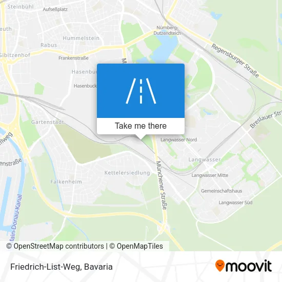 Карта Friedrich-List-Weg