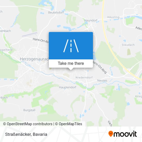 Straßenäcker map