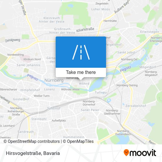 Hirsvogelstraße map