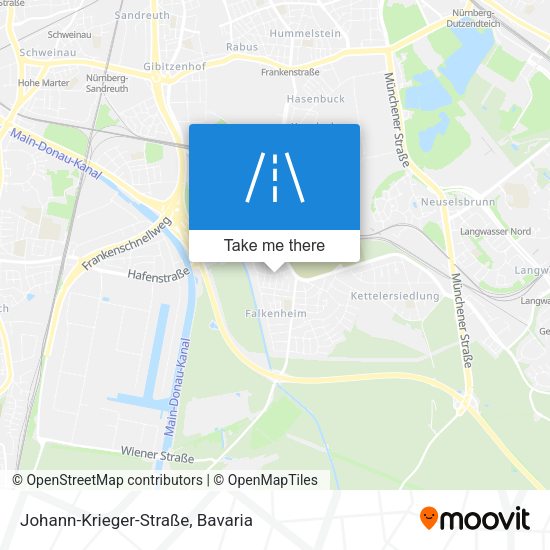 Johann-Krieger-Straße map