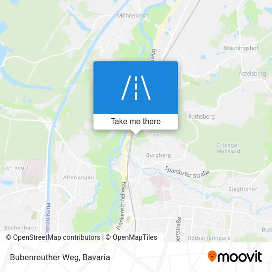 Карта Bubenreuther Weg