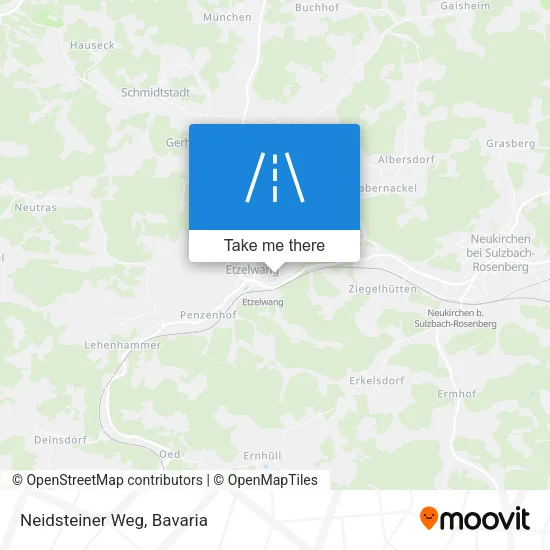 Карта Neidsteiner Weg