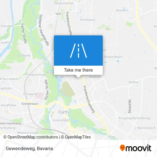 Карта Gewendeweg