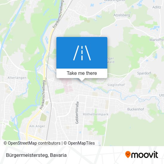 Bürgermeistersteg map