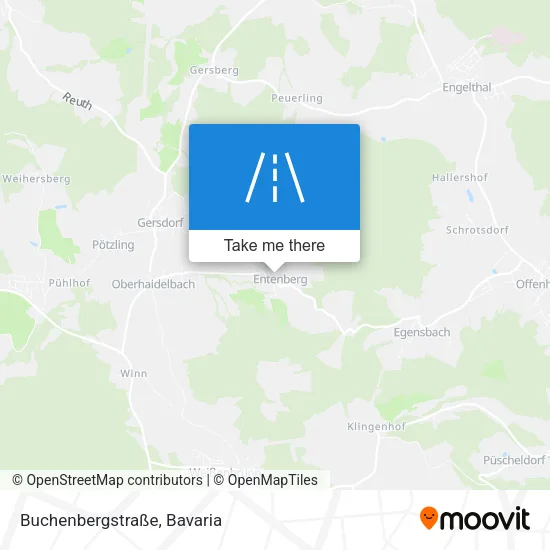 Карта Buchenbergstraße