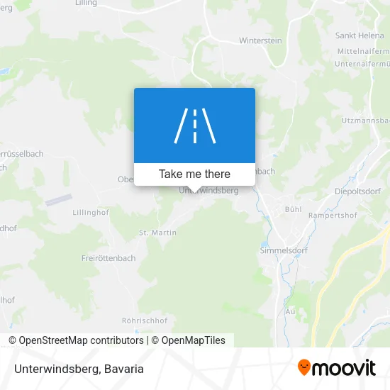 Карта Unterwindsberg