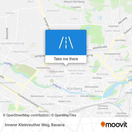 Innerer Kleinreuther Weg map