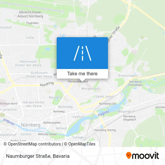 Карта Naumburger Straße