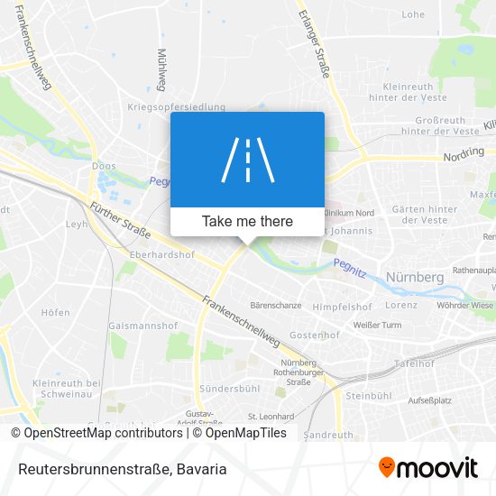 Reutersbrunnenstraße map