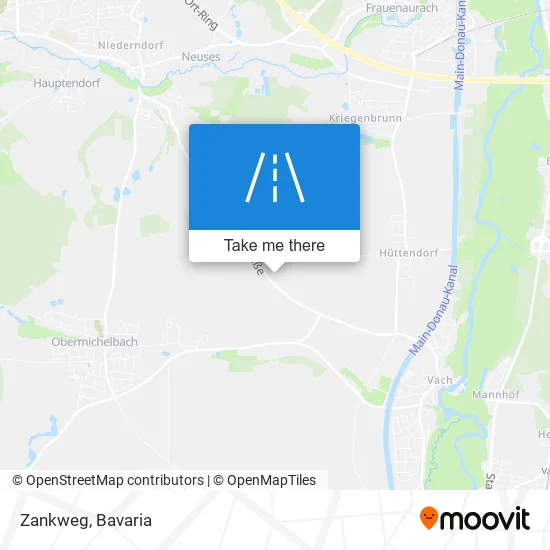 Карта Zankweg
