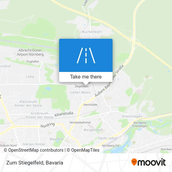 Карта Zum Stiegelfeld