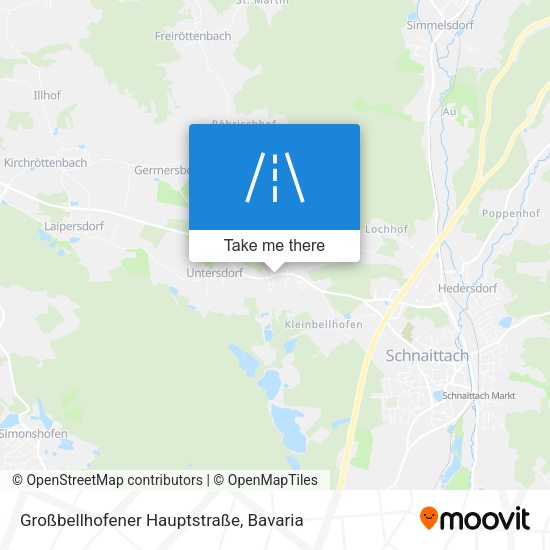 Großbellhofener Hauptstraße map