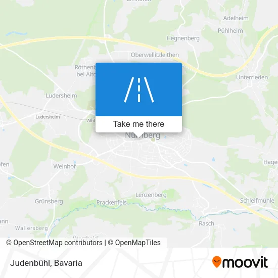 Карта Judenbühl