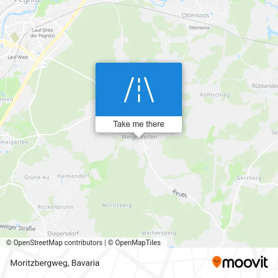 Карта Moritzbergweg