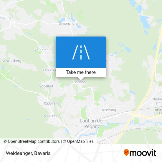Карта Weideanger